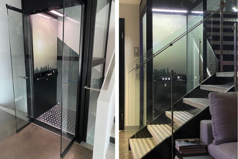 3 Story Penthouse lift installation in Labrador Marine Parade Gold Coast